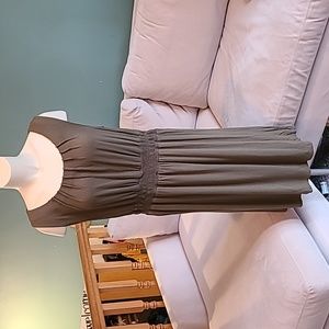 L.L. Bean Midi Tank dress, Olive Green, size Large